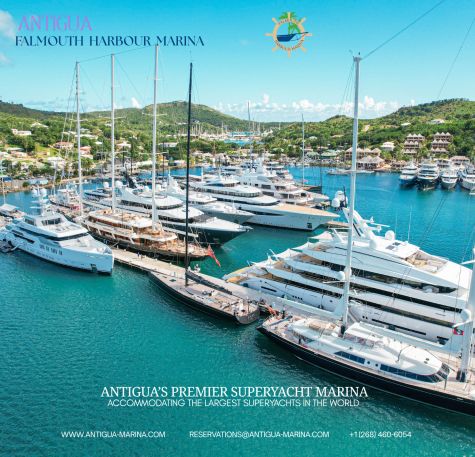 Advert for Falmouth Harbour Marina